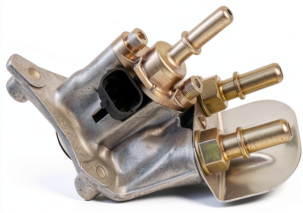 Installing LDCRE DEF DCM Injector Assembly for Isuzu NPR on a wooden workbench