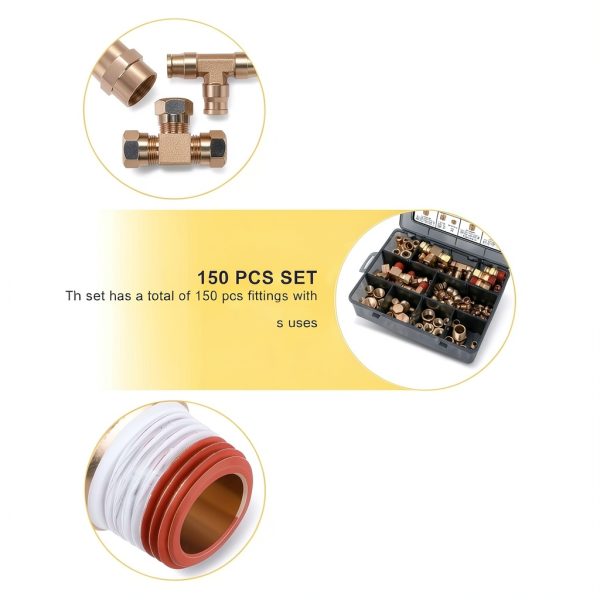 Brass Fittings Ailbiuko 150pcs Premium Air-3