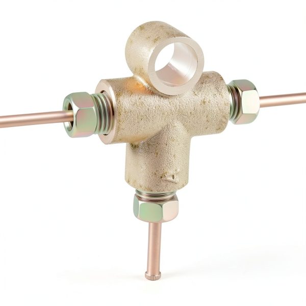 Figpade 3/16 Brake Line Tee Copper Material-4