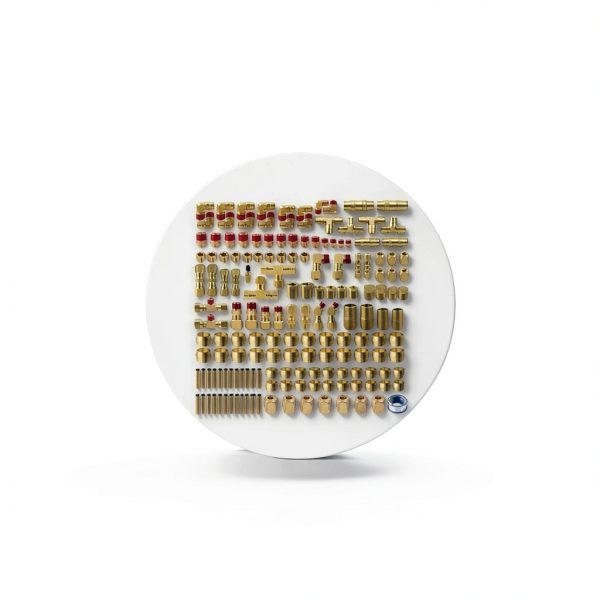 ANRIWT DOT Air Fittings Brass 170PC Set for Trucks-5