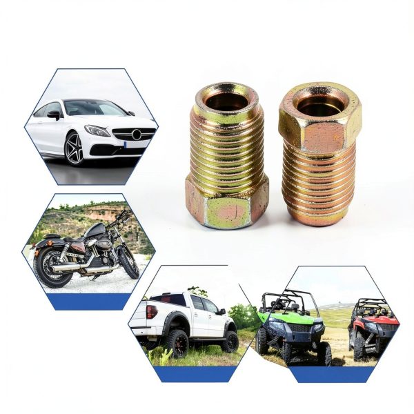 Motoforti Brake Fittings M10x1.0 Galvanized Steel-3
