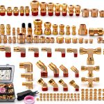 Brass Fittings Ailbiuko 200pcs with DOT Push‑Connect and Compression-0