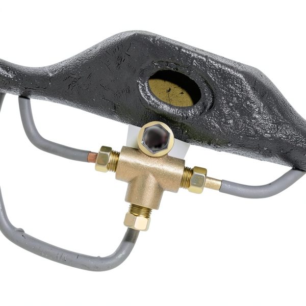 Femory Brass Brake Tee 3/16 Inch Yellow Inverted Adapter FR1-2