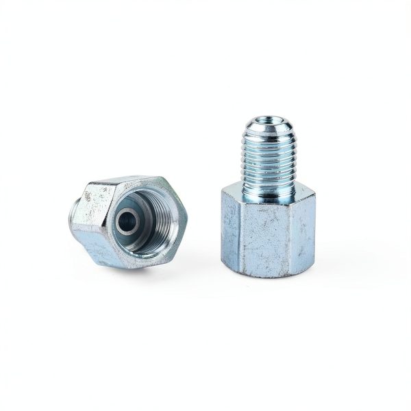 AC PERFORMANCE Galvanized Brake Adapter 4AN 7/16-24 to 3AN 3/8-24-0
