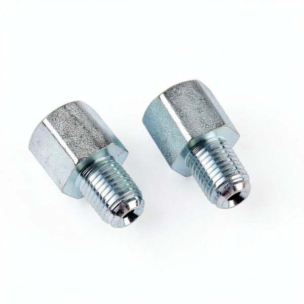 AC PERFORMANCE Galvanized Brake Adapter 4AN 7/16-24 to 3AN 3/8-24-2
