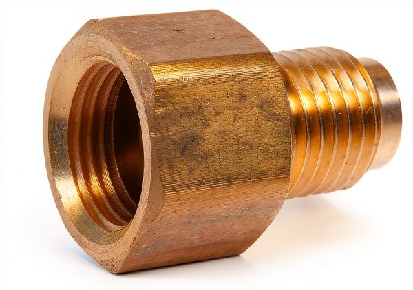 Dorman Brass Flare Brake Fitting 785-434D Small Blue 3/16 NPTF-0