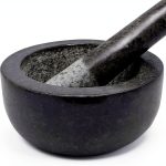 Granite Mortar and Pestle by Kota Japan Black 5.25 inch Grinder-0