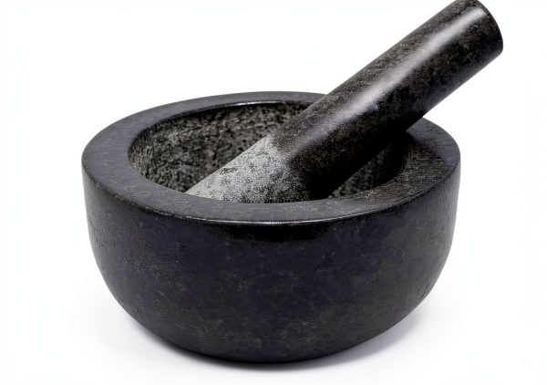 Granite Mortar and Pestle by Kota Japan Black 5.25 inch Grinder-0