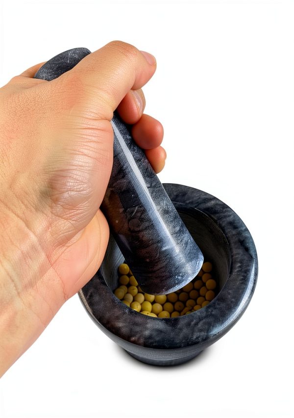 Marble Replacement Pestle Granite Polished Black by wkool 5.3in Long-1