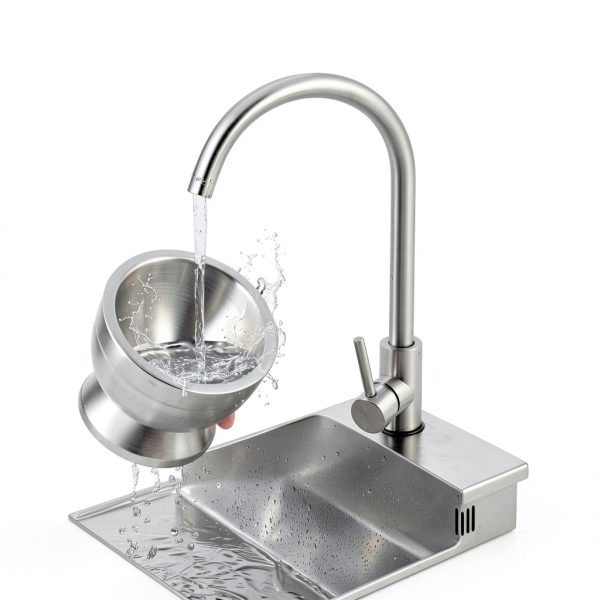 Stainless Steel Mortar and Pestle Set pwkauka 18/8 Non‑Slip Base-5